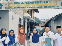 Kemenag Blora Gelar Penanaman Pohon Serentak di Pondok Pesantren di Blora (foto: kemenag blora)