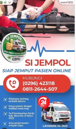 Cepu Gak Perlu Khawatir! Pasien Pulang Utuh Dijemput Langsung Pakai 'SI JEMPOL' RSUD dr. R. Soeprapto