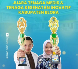 RSUD Cepu Raih Penghargaan Atas Inovasi Edukasi Kesehatan dari Dinkes Blora