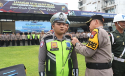 Polres Mojokerto Kota Gelar Apel Pasukan, Tanda Resmi Dimulainya Operasi Zebra Semeru 2025