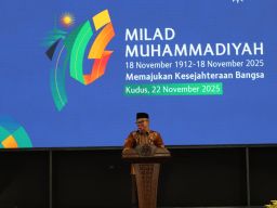 Mendikdasmen Beri Pesan saat Menghadiri Milad Muhammadiyah di Kudus