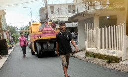 Sidoarjo Disorot, Proyek Jalan Sidokerto Buduran Diduga Terlambat dan Tak Sesuai Spesifikasi