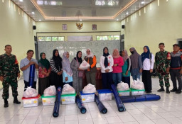 BPBD Blora Salurkan Bantuan untuk Warga Terdampak Tanah Amblas di Cepu 