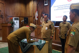 Penyegaran Gerbong Pemkab Blora, Bupati Arief Rohman Lantik Empat Pejabat Strategis Eselon II