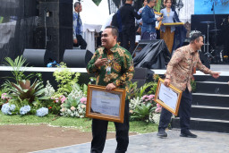 Blora Jadi Contoh Inovasi Pertanian Organik, Bupati Arief Rohman Terima Penghargaan Nasional