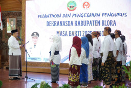 Pengurus Dekranasda Blora 2025 - 2030 Resmi Dilantik, HAKI UMKM Digenjot, Blora Didorong Jadi Teras Budaya
