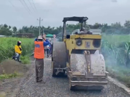 Jalan Rusak Sampung–Sarang Akan Diperbaiki, Warga Rembang Sambut Gembira
