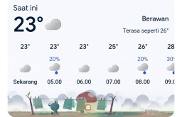 BMKG Prakirakan Hujan Hampir Merata di Blora, Potensi Capai 96 Persen
