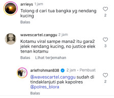 Akun Medsos Bupati Blora Digeruduk Warganet, Desak Polisi Segera Bekuk Pelaku Penganiayaan Kucing