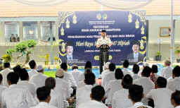 Kado Lebaran; Empat Napi Lapas Tuban Menghirup Kebebasan