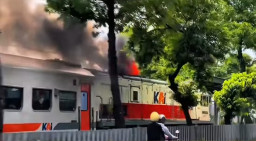 KAI Daop 8 Surabaya Klarifikasi Video Percikan Api di Lokomotif