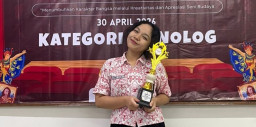 Monika Aveline Jasmine, Siswi SMATAG Surabaya Raih Juara 2 Monolog FLS3N
