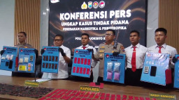 Jaringan Narkoba Lintas Daerah Dibongkar, Polisi Mojokerto Sita Barang Bukti Rp4,7 Miliar dan Selamatkan 40 Ribu Jiwa