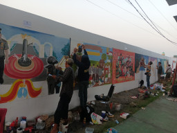Dari Polsek Jepon untuk Polres Blora: Ketika Mural Menjadi Media Menjaga Kamtibmas