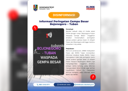 CEK FAKTA: Benarkah Akan Terjadi Gempa Besar di Tuban-Bojonegoro? Ini Penjelasan BMKG