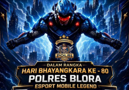 Polres Blora Gelar Turnamen Mobile Legends Antar Pelajar, Pendaftaran Gratis dengan Hadiah Rp4 Juta