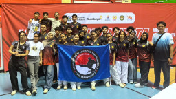 UKM Taekwondo Untag Surabaya Borong 20 Medali di Kejuaraan Nasional Piala Wali Kota 2026