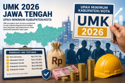 UMK Jawa Tengah 2026 Versi BPS: Kabupaten Blora di Urutan ke-25, Kota Semarang Tertinggi