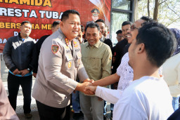 Ngopi Bersama Media, Kapolresta Tuban: Daerah Tak Kondusif, Pembangunan Bisa Tertunda