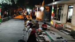 Semarak HUT RI ke-81, Warga Wunut Mojokerto Gelar Tasyakuran dengan 810 Tumpeng Cobek