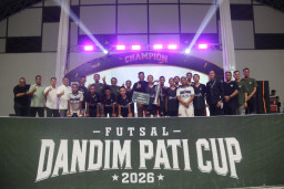 Futsal Dandim Cup 2026 Tuntas, SMKN 2 Pati Keluar sebagai Juara dan Bibit Atlet Muda Mulai Terpetakan