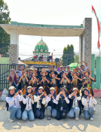 Lesung Jumengglung Bergema di Karnaval HUT ke-81 RI, Desa Prantaan Kenalkan Potensi dan Budaya Lokal