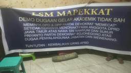 Mapekat Demo di Musda VII Demokrat Surabaya, Minta Sukur Priyanto Dinonaktifkan