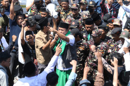 Protes Gus Yusuf Terganjal Caketum PBNU, Ratusan Massa Bentrok Dorong dengan Banser di Muktamar NU
