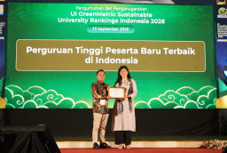 Kalahkan 218 Kampus, Umsura Sabet Gelar Peserta Baru Terbaik UI GreenMetric 2026