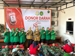 Harlah Kejaksaan ke-81, Kejari Blora Kumpulkan 67 Kantong Darah