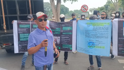 Koordinator AMPH Bantah Demo Tambang Ilegal di Kejari Tuban Pesanan Staf Kejaksaan