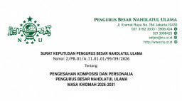 Inilah Susunan Lengkap PBNU Masa Khidmah 2026-2031