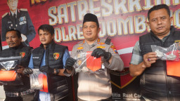 Konvoi Usai Ijazah Kubro Berujung Bentrok, 9 Pemuda Ditangkap Polisi di Jombang