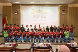 Untag Surabaya dan Askot PSSI Surabaya Luncurkan Tim Sepak Bola POPDA 2026