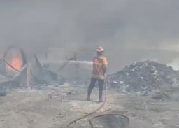 Gudang Rosok Kades di Rembang Ludes Terbakar, 50 Bebek Mati dan Kerugian Ditaksir Rp250 Juta