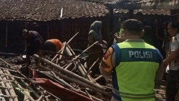 Diduga Korsleting Listrik, Rumah Lansia di Grobogan Terbakar, Kerugian Rp30 Juta