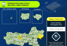 BMKG Keluarkan Peringatan Dini Cuaca Blora Malam Ini