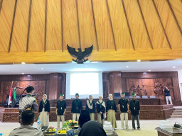 HMI Cabang Persiapan Rembang Dilantik, Bupati Harno Dorong Kritik Konstruktif