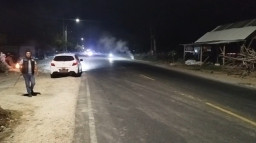 Polisi Bubarkan Balap Liar di Jalur Blora-Cepu KM 09 Timur SPBU Jepon, 7 Motor Ditinggal Pemilik