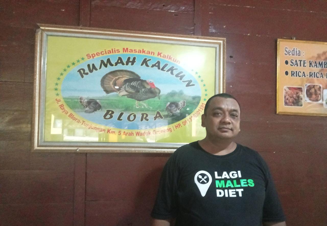 Pemilik rumah makan kalkun, Keluk Peristiwahana. (Memanggil.co/Ist)