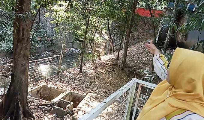 Caleg Golkar Tri Ari Kusumawati Prihatin Kondisi Taman Tirtonadi Blora