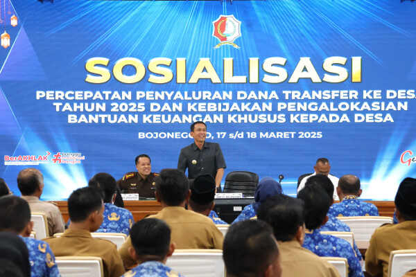 Pemkab Bojonegoro Adakan Sosialisasi Percepatan Penyaluran Dana Desa dan BKK