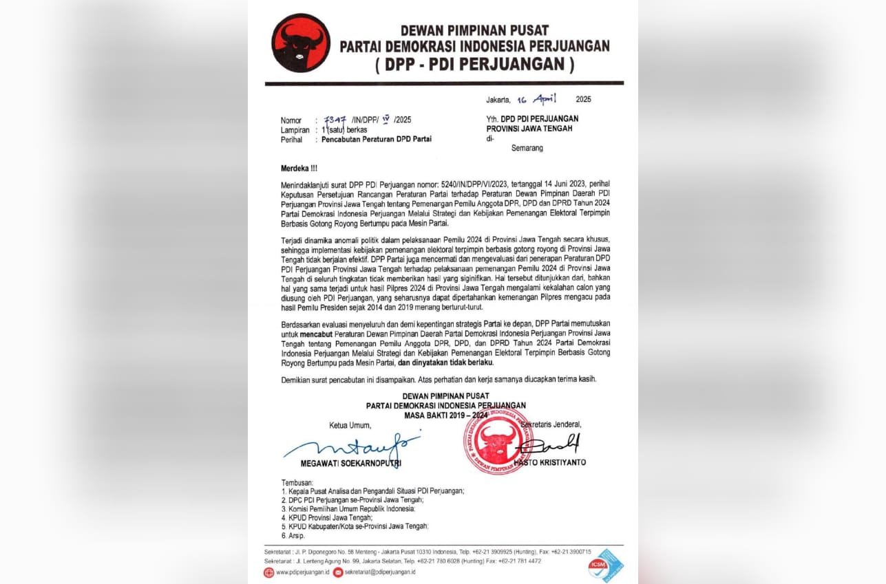 Aturan KomandanTe Pemilu di Jateng Dicabut, Anggota DPRD Blora Bakal Ada yang Kena PAW?