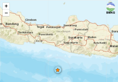 Jalur Selatan, Sukabumi, Gunungkidul dan Jembrana Diguncang Gempa Bumi