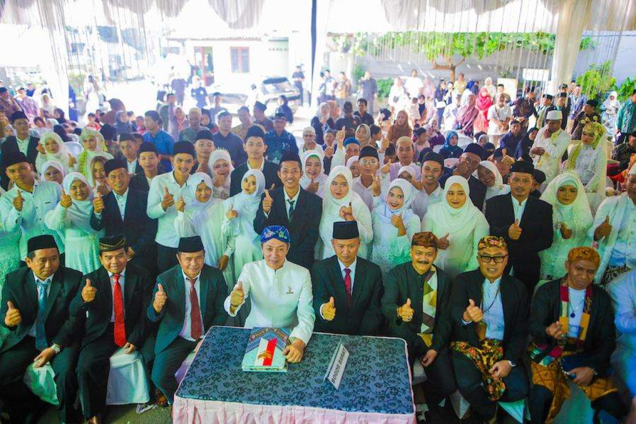 Nikah Massal di Bogor, 43 Pasangan Resmi Menikah Gratis