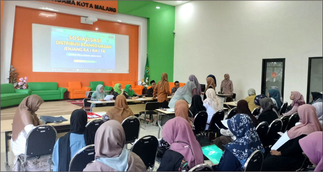 Kemenag Malang Ingatkan Pentingnya Ketelitian Data di Ijazah RA/BA/TA