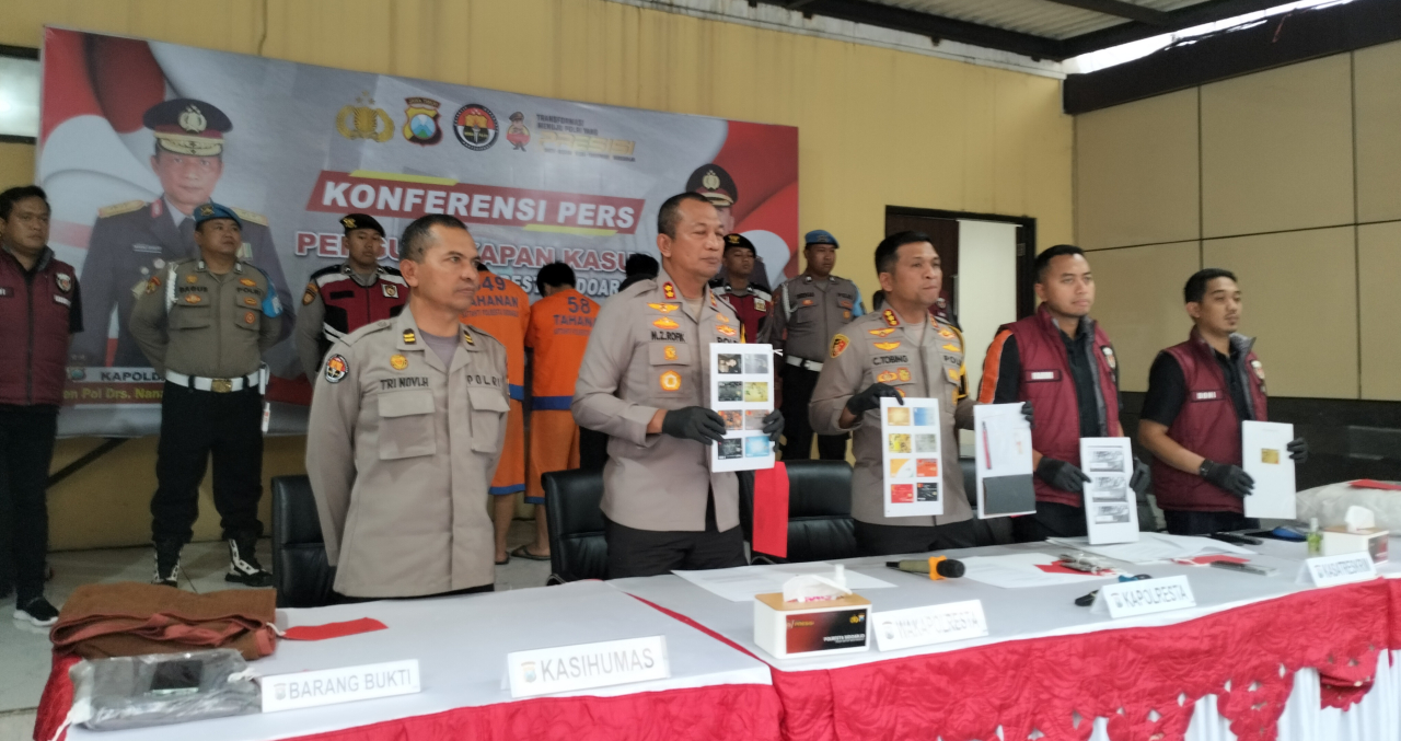 Komplotan Ganjal ATM Berpindah Lokasi dari Malang–Sidoarjo hingga Magelang di Bekuk Satreskrim Polresta Sidoarjo