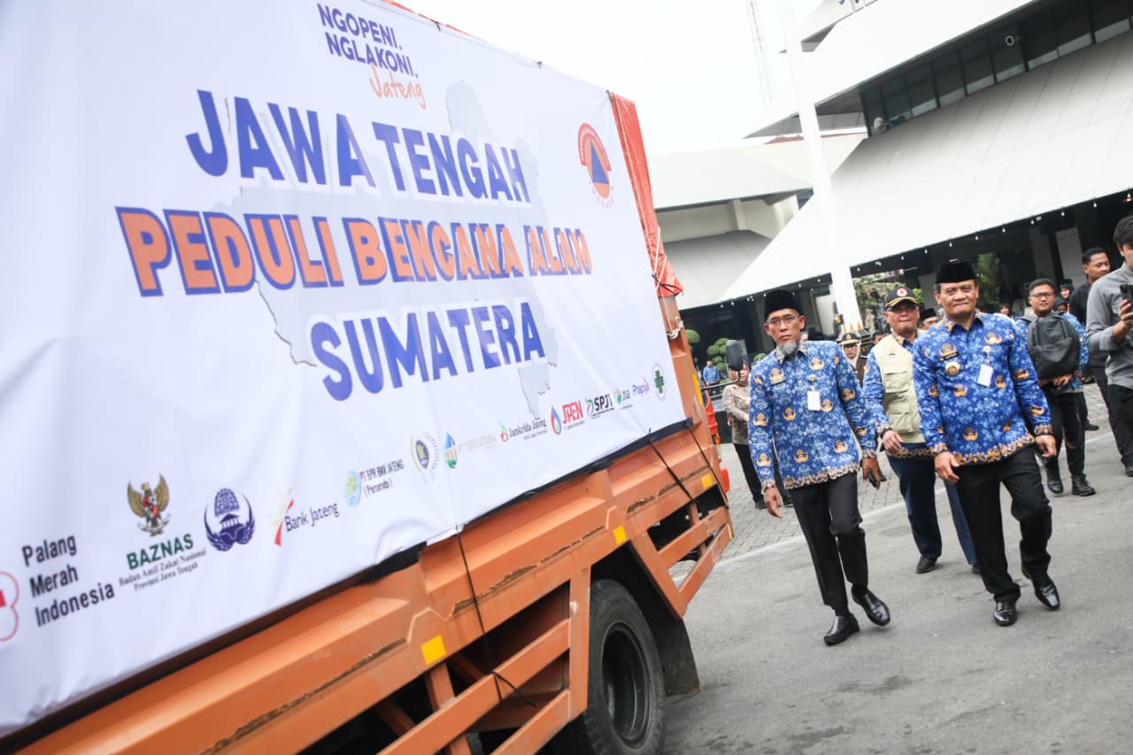 Gubernur Jateng Kirim Bantuan untuk Korban Bencana Sumatera