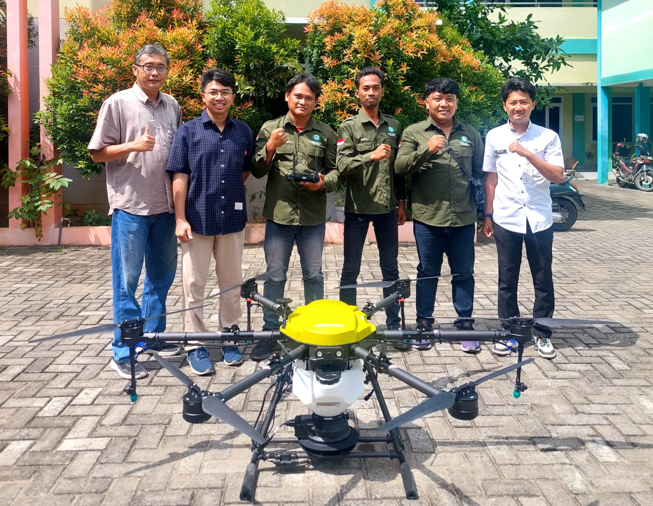 Transformasi Sawah Rembang, 7 Drone Siap Amankan Panen Padi Musim Tanam Pertama 2026