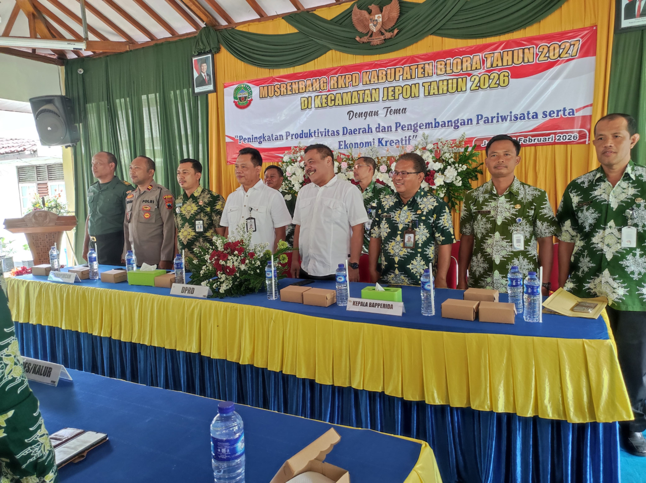 Musrenbang RKPD 2027 Kecamatan Jepon Serap Aspirasi 25 Desa, Infrastruktur dan Pasar Jadi Prioritas